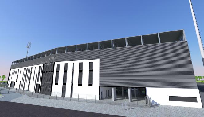 Projekt stadionu Sandecji Nowy Sącz