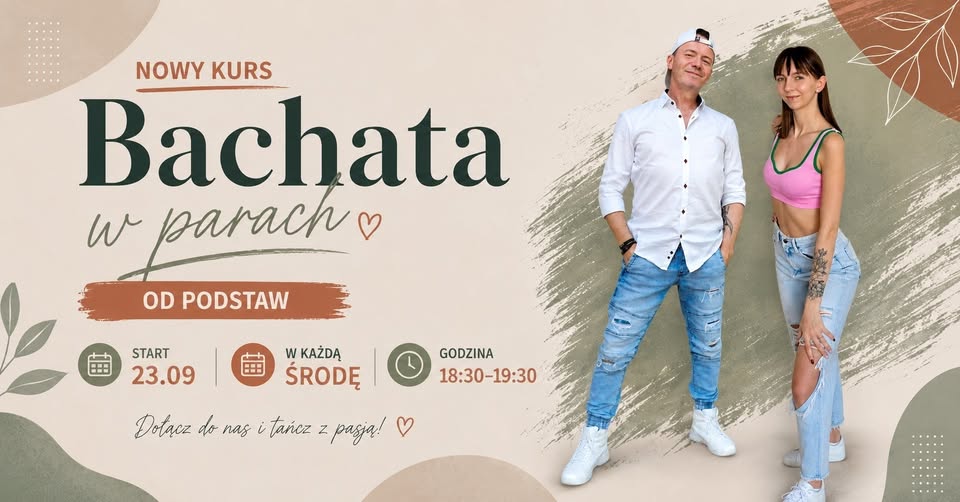 Ritmo Latino Dance Studio otwiera zapisy na bachatę od podstaw w Nowym Sączu. Początek kursu 23 września.