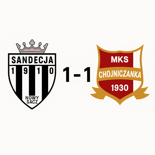 Sandecja – Chojniczanka 1:1. Historyczny powrót na nowy stadion w Nowym Sączu