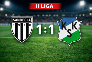 Remis 1:1 z KKS Kalisz w Nowym Sączu