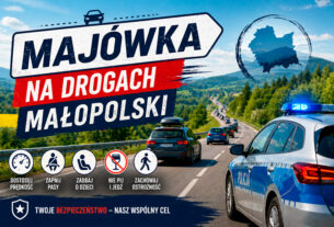 Majówka na drogach Nowego Sącza