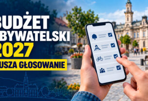 Budżet Obywatelski 2027 – głosowanie elektroniczne na projekty miejskie w Nowym Sączu.