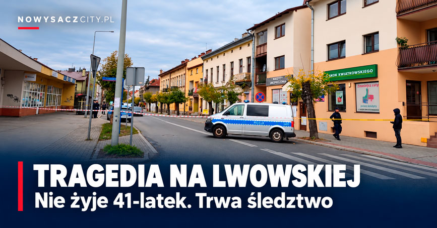 Strzały na Lwowskiej, nie żyje 41-latek. Prokuratura sprawdza, czy użycie broni było zasadne